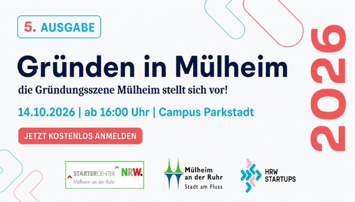 Gründen in Mülheim: Ideen und starke Netzwerke zusammenbringen