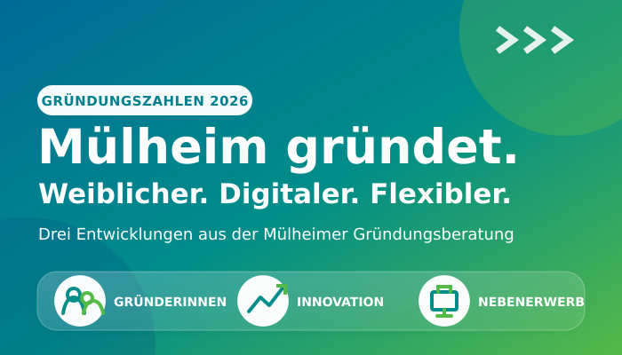 Mülheims Frauenpower: Anteil Gründerinnen 2026 deutlich erhöht