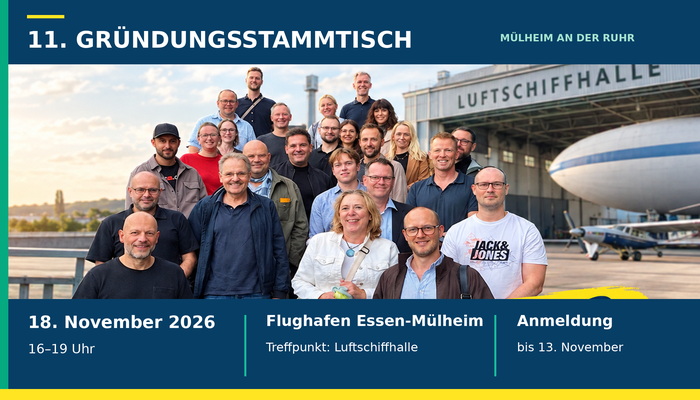 Ready for Take-off? Der Gründungsstammtisch hebt ab!