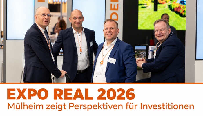 EXPO REAL 2026: Mülheim zeigte Perspektiven für Investitionen