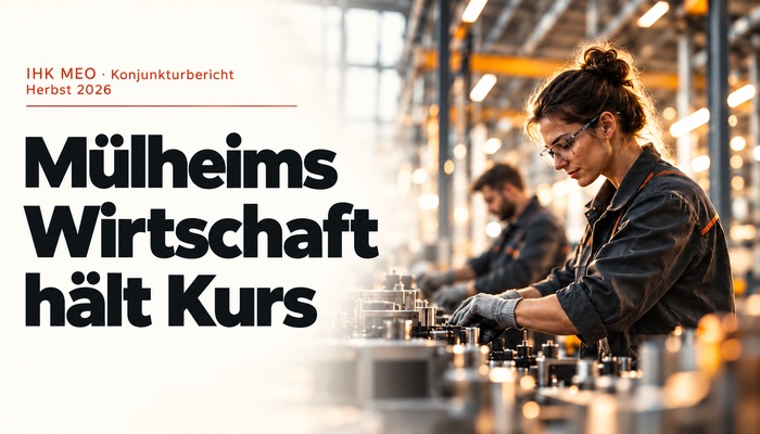 Konjunkturbericht MEO: Mülheims Wirtschaft hält Kurs